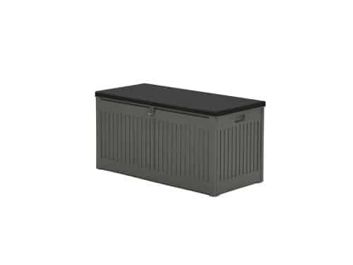 Garden Impressions Primo kussenbox - 270L - 109x51 cm - kunststof - dark grey - black