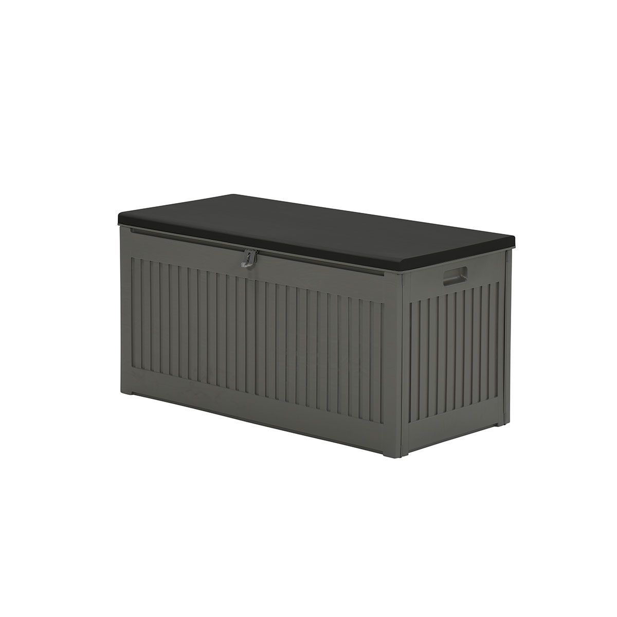 garden impressions primo kussenbox 270l 109×51 cm kunststof dark grey black