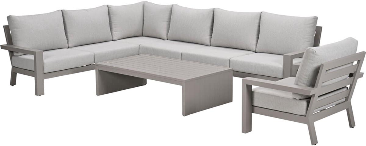 garden impressions sorelli loungeset 6 delig taupe