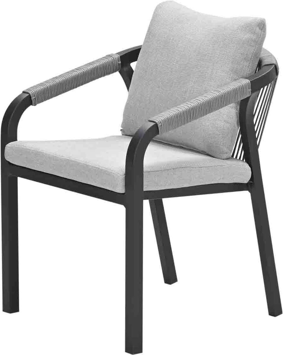 garden impressions tarera lounge dining stoel donker grijs