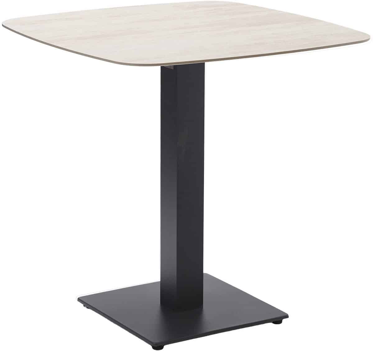 garden impressions tobi bistro tuintafel 75×75 cm donker grijs