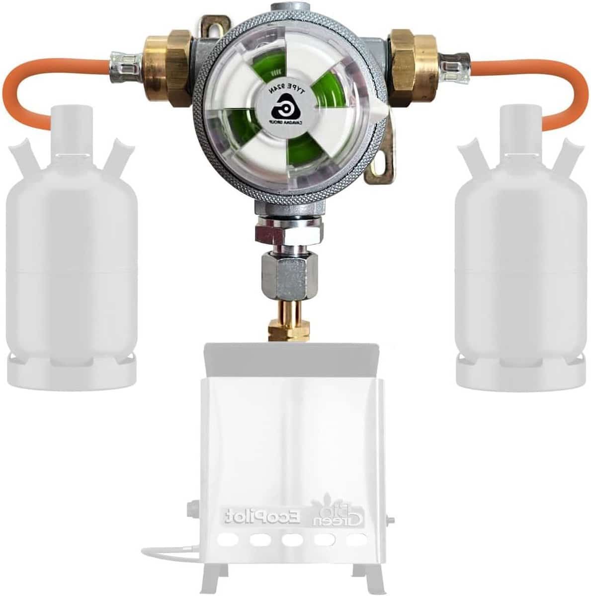 gasfles omstel systeem dubbele fles schakelaar gasvoorziening garanderen