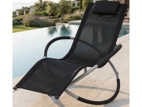 Geometrische Design Ligstoel Tuin - Modern Zonne-eiland Lounge Stoel van