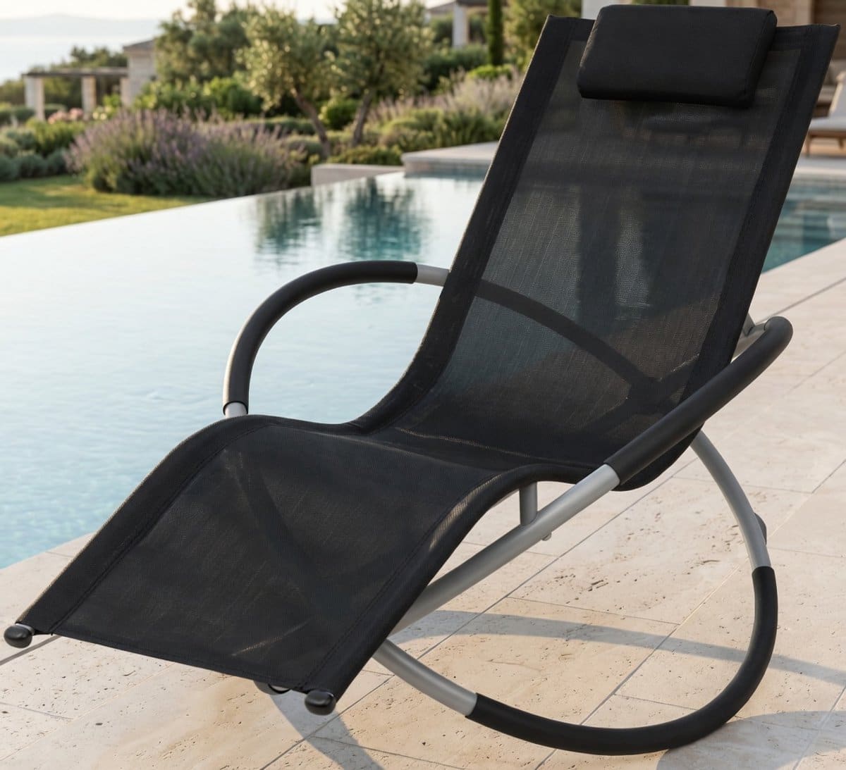 geometrische design ligstoel tuin modern zonne eiland lounge stoel van