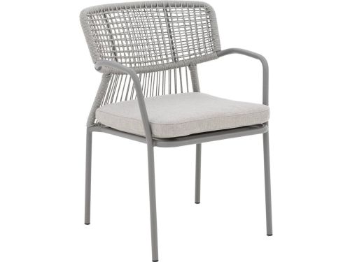 Goossens Tuinstoel Sestri - Buitenstof - bruin - 60 x