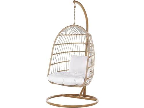 Hangstoel met standaard - Eivormige mand - Binnen en buiten
