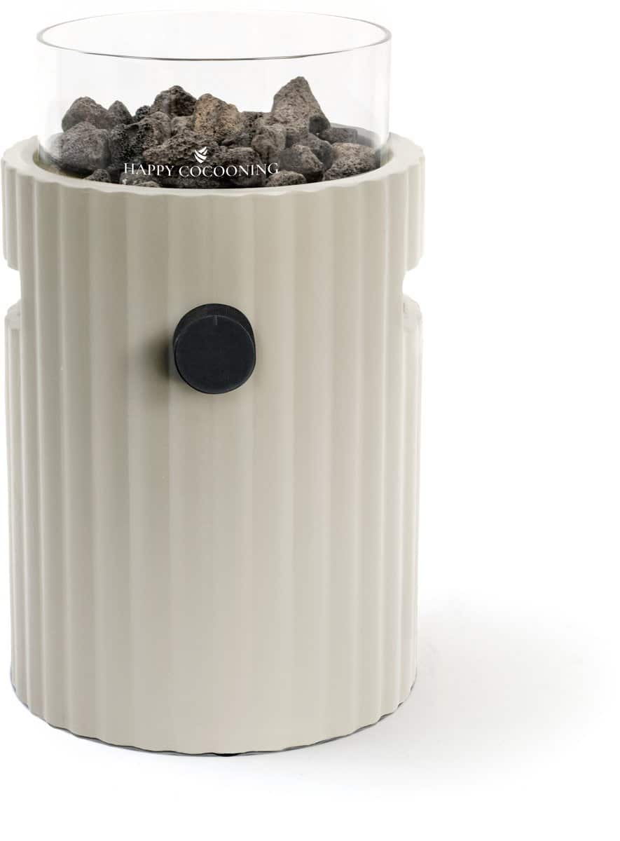 happy cocooning tafelbrander rib oyster beige Ø 21.5 x