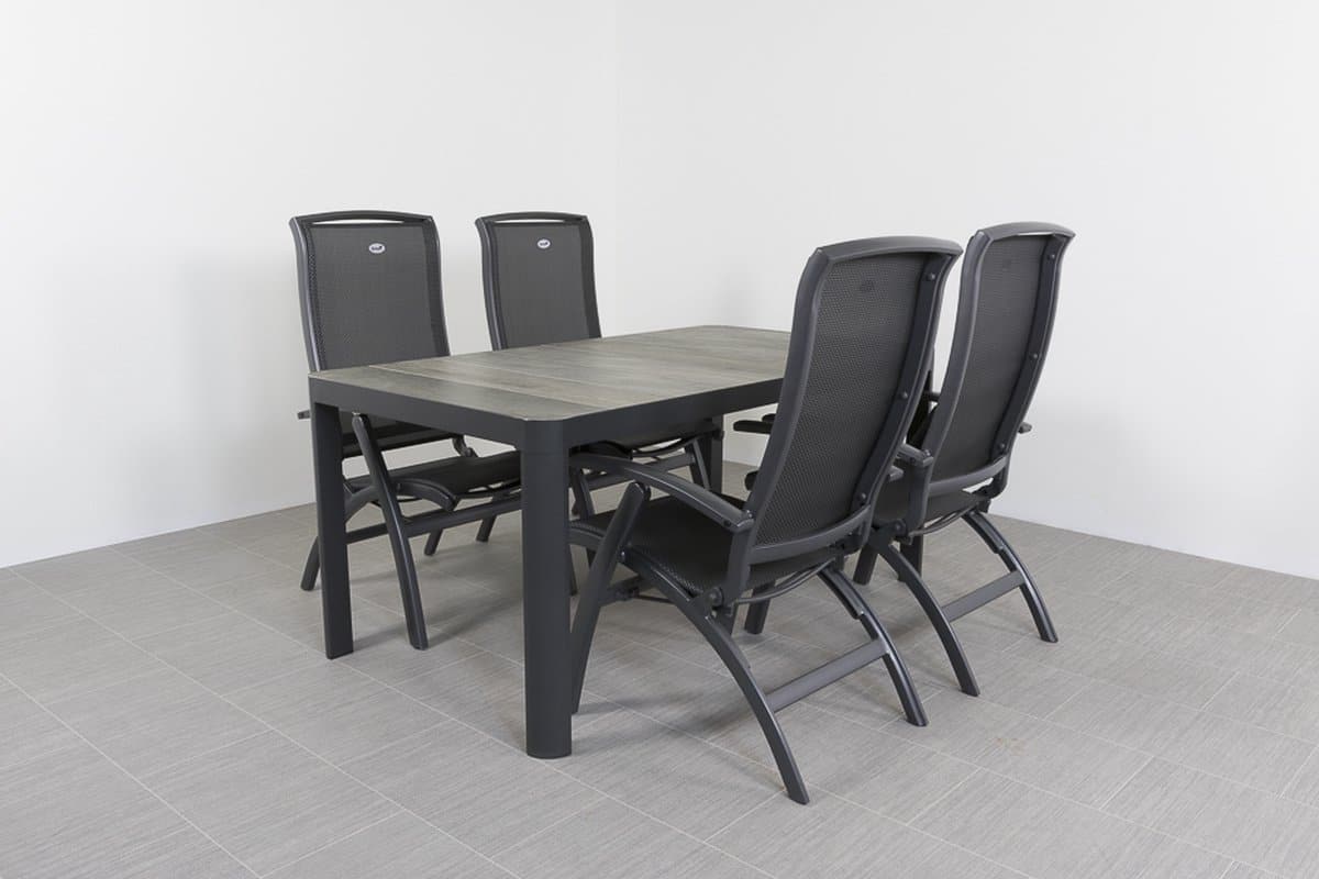 hartman da vinci alu/queens 160 cm. tuinset 5 delig verstelbaar