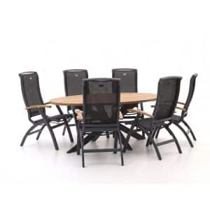 Hartman Da Vinci/Stephanie 240cm dining tuinset 7-delig verstelbaar - Laagste prijsgarantie!