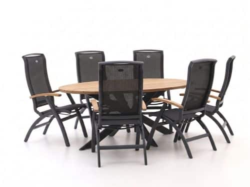 Hartman Da Vinci/Stephanie 240cm dining tuinset 7-delig verstelbaar - Laagste prijsgarantie!
