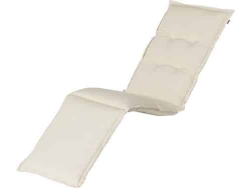 Hartman deckchair tuinkussen Havana 200x46x9 cm - ecru