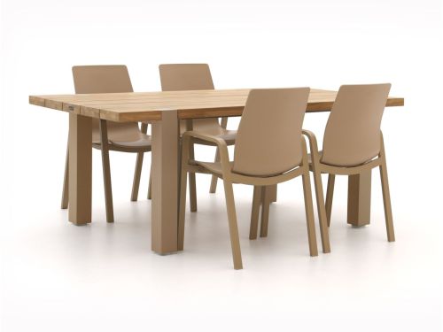 Hartman Flow/Almeria 200cm dining tuinset 5-delig - Laagste prijsgarantie!