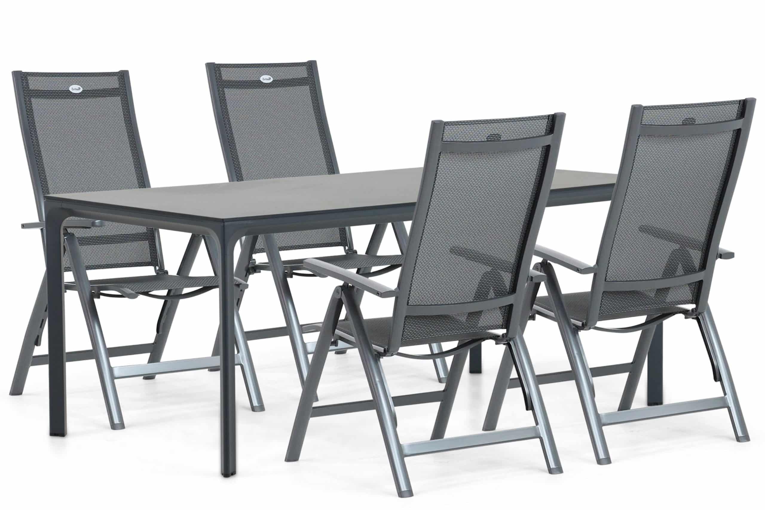 hartman royal club/cesar 180 cm dining tuinset 5 delig