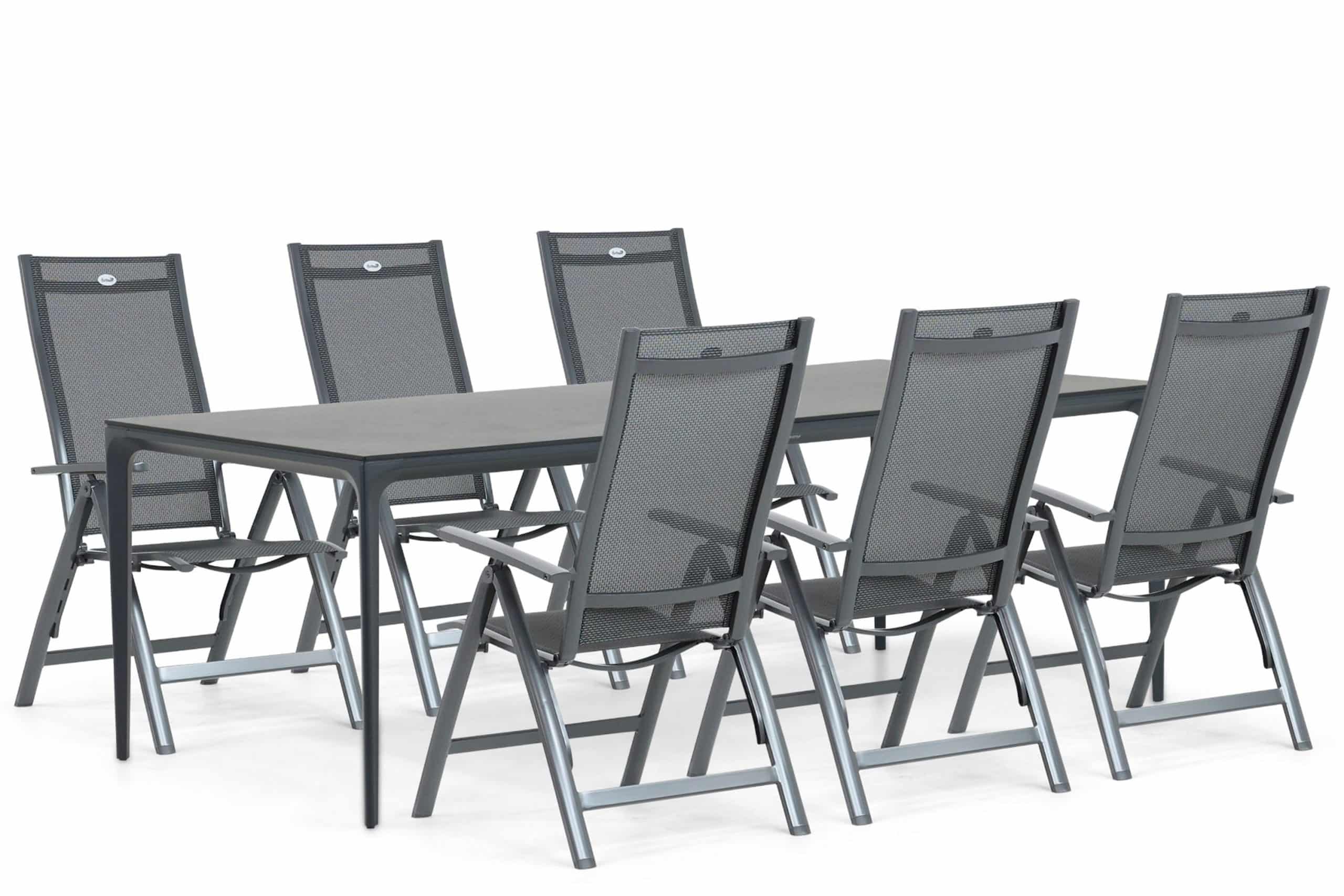 hartman royal club/cesar 220 cm dining tuinset 7 delig