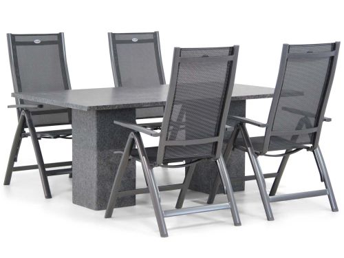 Hartman Royal Club/Graniet 180 cm dining tuinset 5-delig