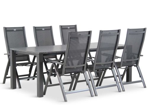 Hartman Royal Club/Munster 220 cm dining tuinset 7-delig