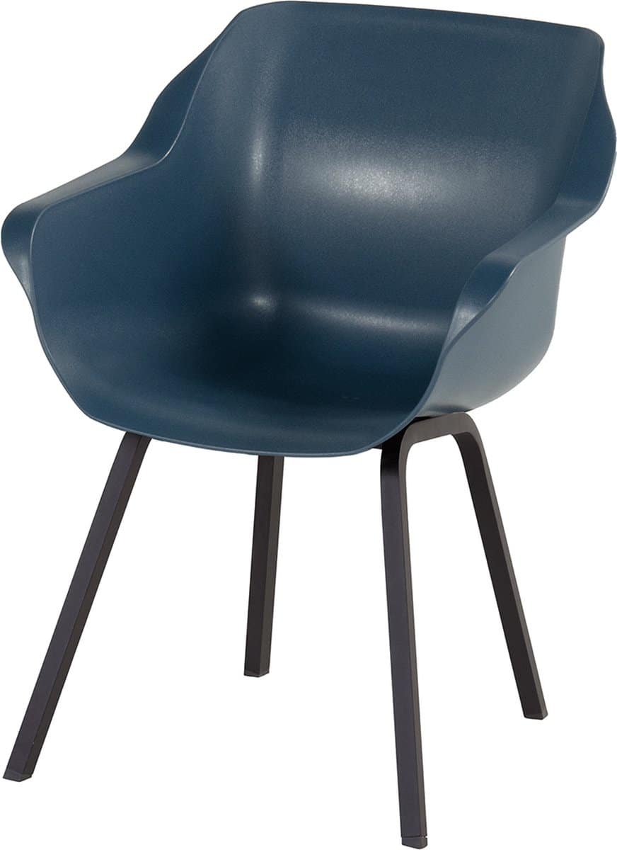 hartman sophie element dining kuipstoel steel blue op=op