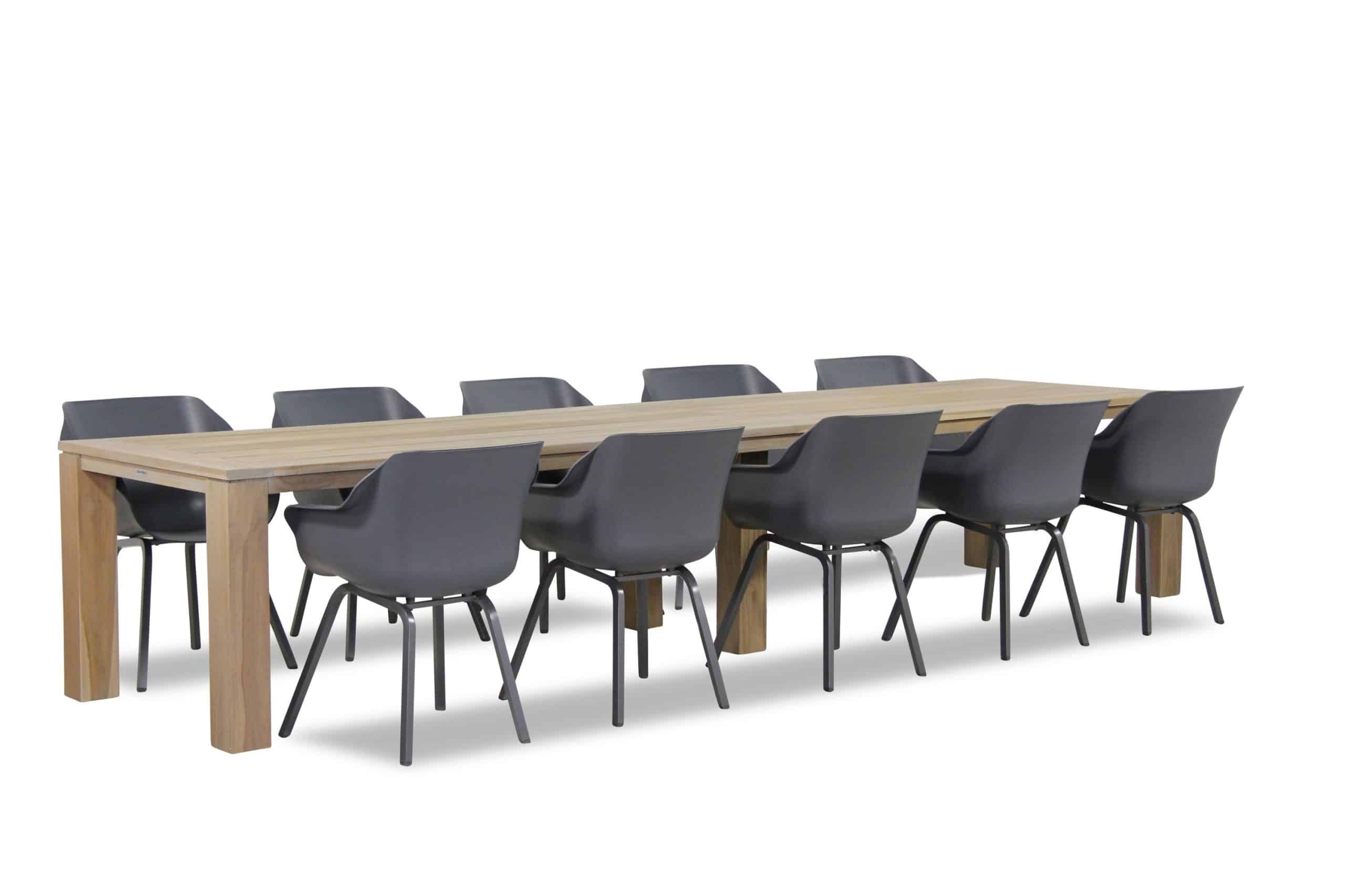 hartman sophie element/brighton 400 cm dining tuinset 11 delig