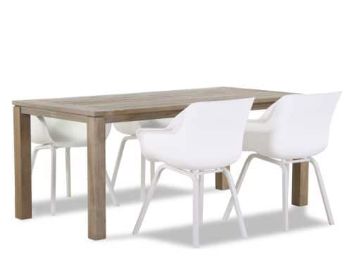 Hartman Sophie element/Bristol 180 cm dining tuinset 5-delig