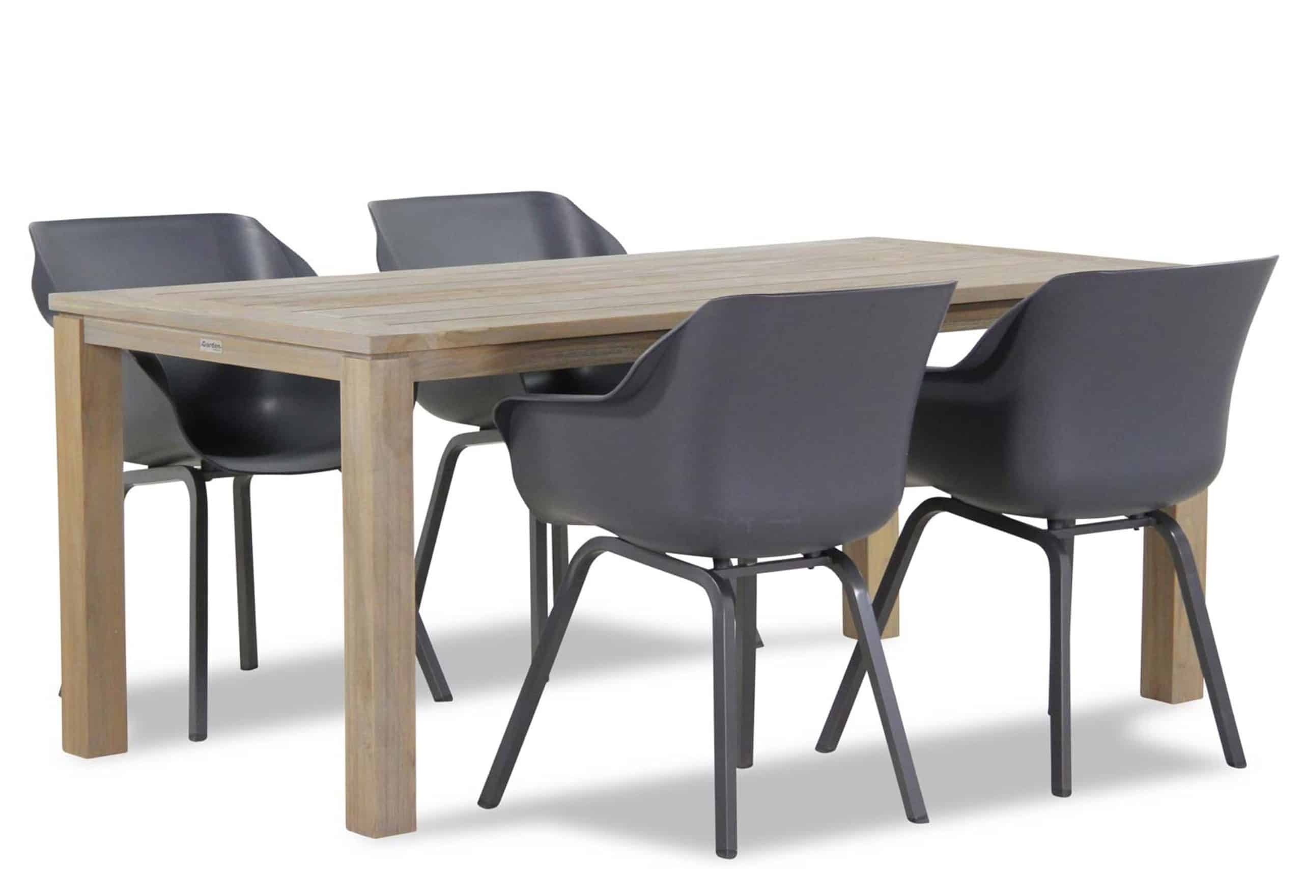 hartman sophie element/bristol 180 cm dining tuinset 5 delig