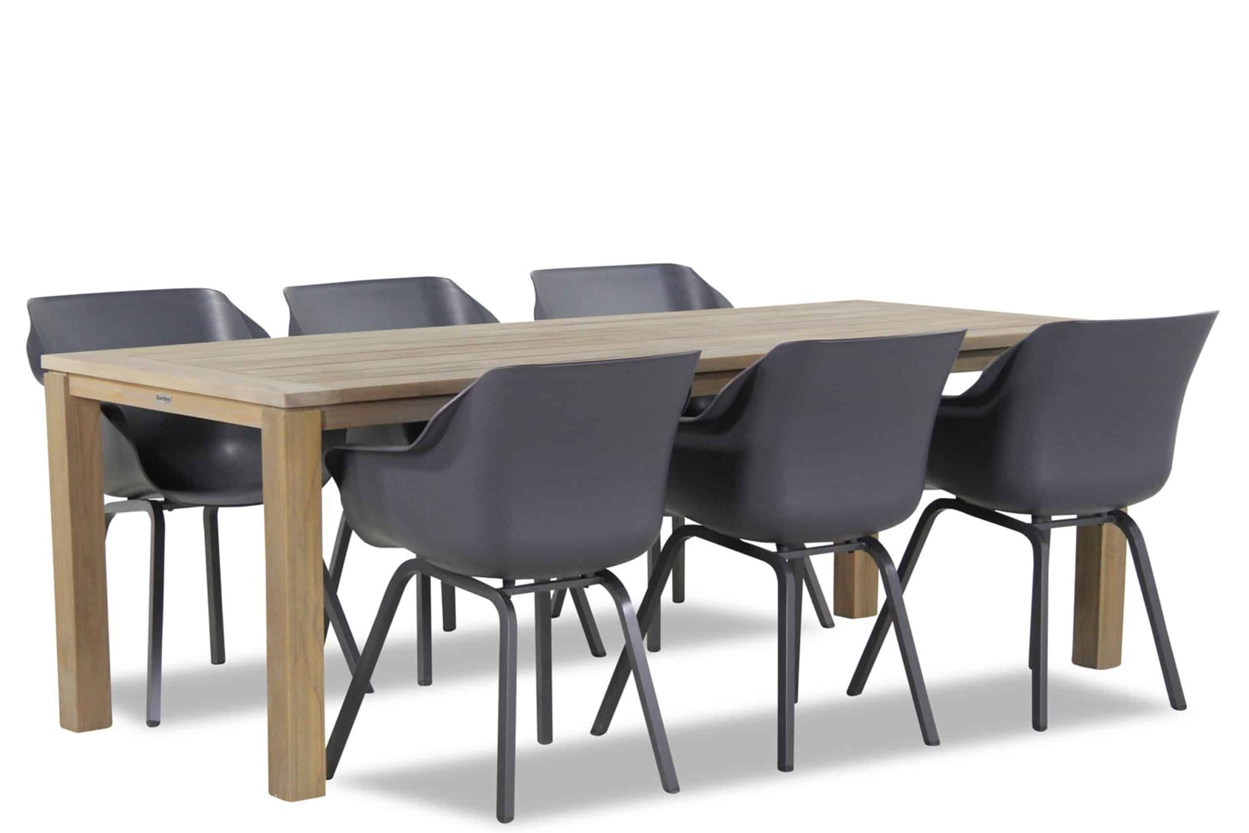 hartman sophie element/bristol 220 cm dining tuinset 7 delig
