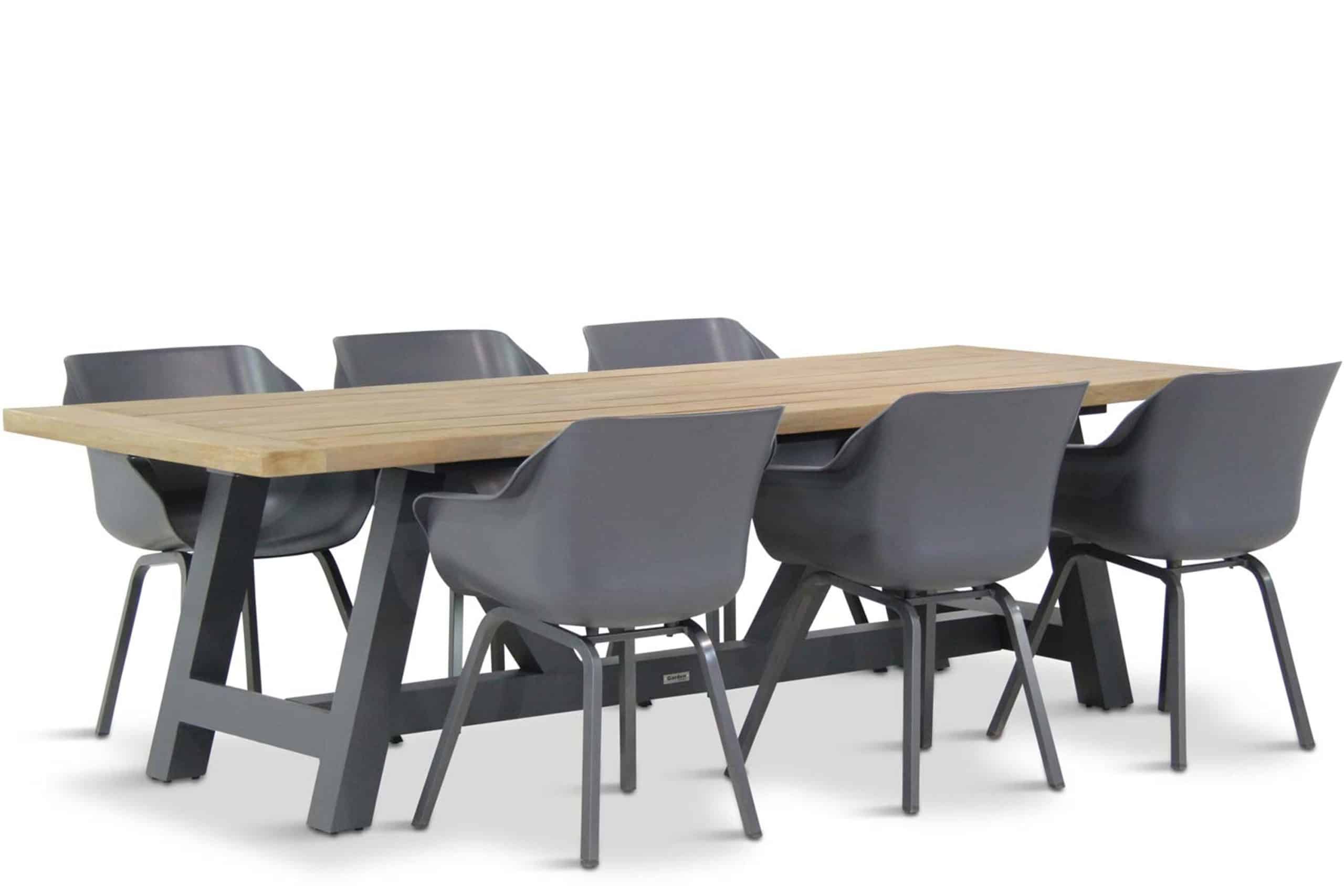 hartman sophie element/trente 260 cm dining tuinset 7 delig