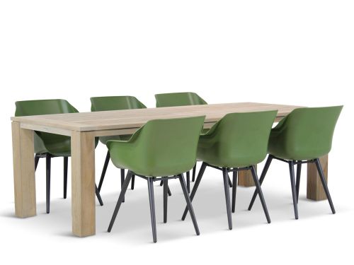 Hartman Sophie studio/Brighton 240 cm dining tuinset 7-delig