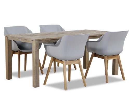 Hartman Sophie teak/Bristol 180 cm dining tuinset 5-delig