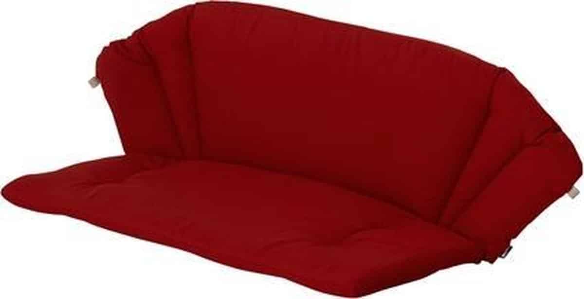 hartman toledo tuinbankkussen havana 100x85x6 cm rood