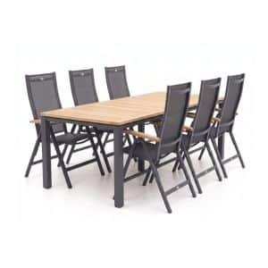 Hartman Troy/Linosa 240cm dining tuinset 7-delig verstelbaar - Laagste prijsgarantie!