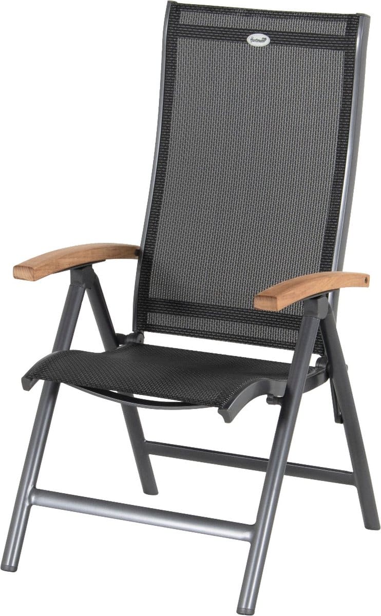 hartman verstelbare tuinstoel salvatore teak armleuning