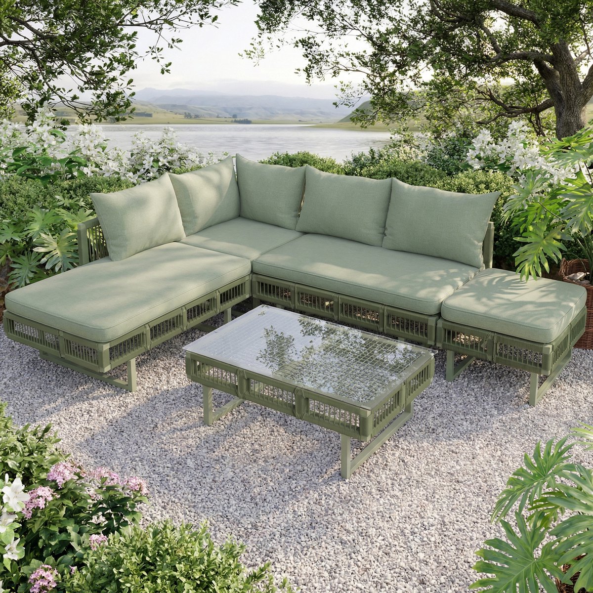 hauss spole loungeset modulaire tuinset vrij combineerbaar met