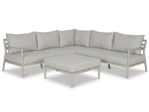 Hoek loungeset Aluminium Zand/Beige Lifestyle Garden Furniture Verano