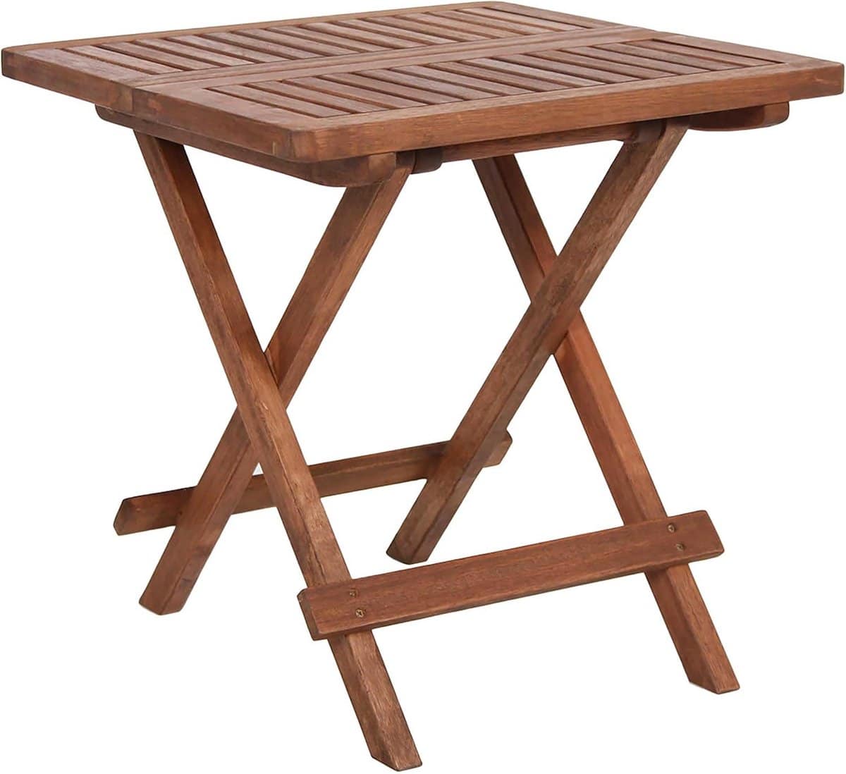 houten bijzettafel kleine klaptafel buiten genieten weerbestendig