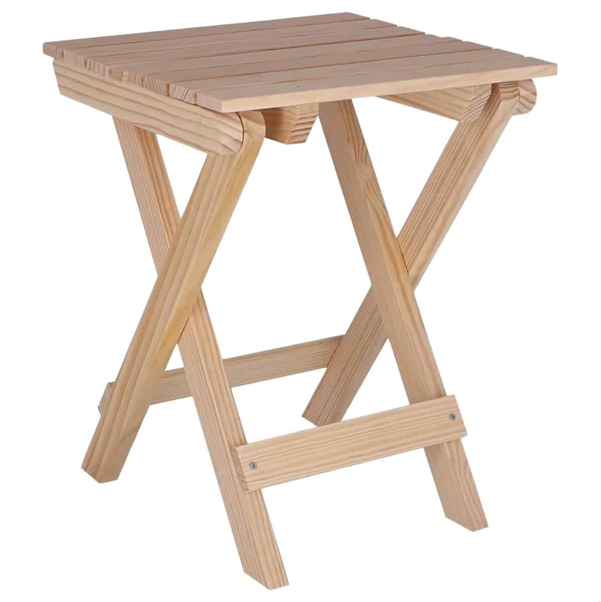 houten klaptafel bijzettafel balkon buiten ontspannen duurzaam