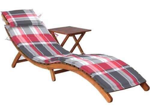 Houten Ligbed - Relaxstoel Lounger - Buiten Ontspannen - Inklapbaar