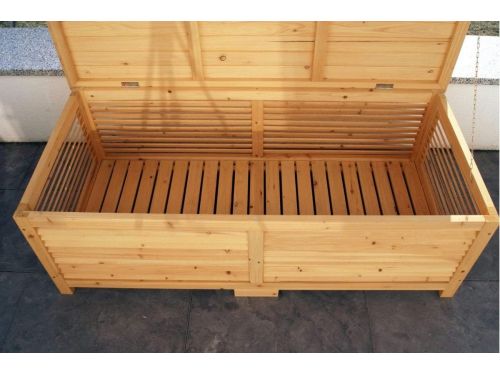 Houten opbergbox - Tuinkist kussenbox - Tuinmeubelen opbergen - Waterbestendig
