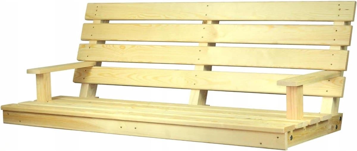 houten schommelbank tuinbank schommel ontspannen buiten ergonomische