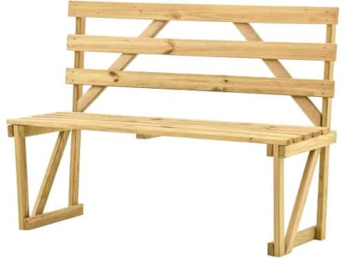 Houten Tuinbank - Parkbank Zitbank - Ontspannen Buiten - Geïmpregneerd