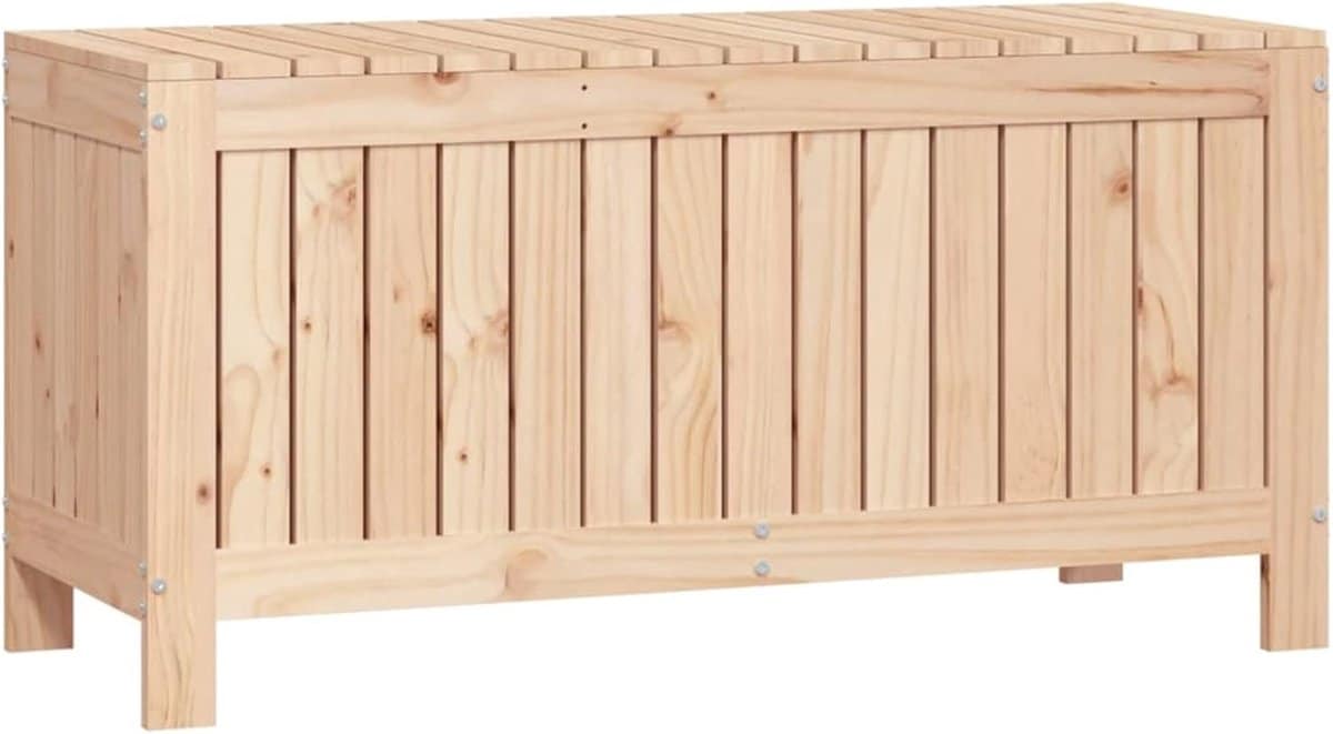 houten tuinkist opbergbox kussenbox tuin terras balkon