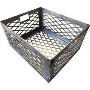 Houtskool mand voor BBQ roker 12x10x6 inch - Laser Cut