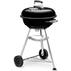 Houtskoolbarbecue 47 Centimeter Drievoet Met Standaard En Wielen Zwart