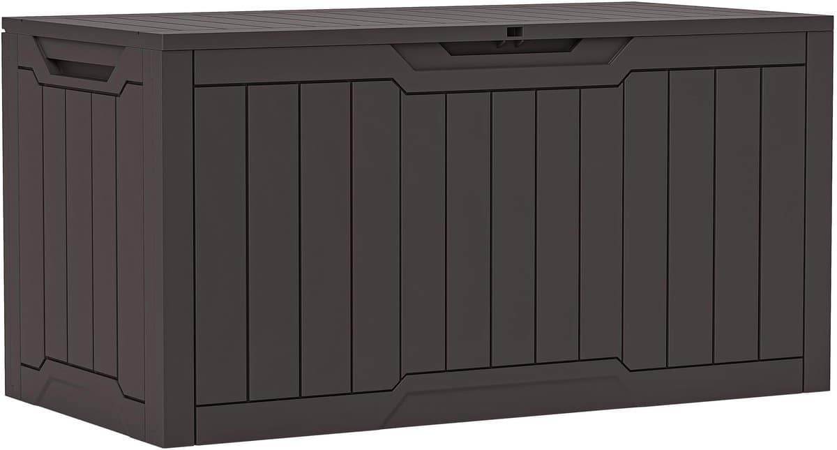 imstore 100 gallon opbergbox weerbestendig donkerbruin
