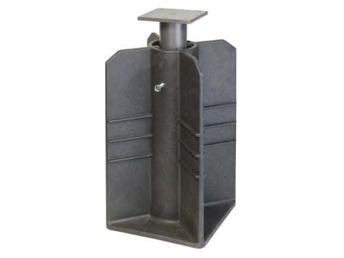 In-ground base parasolvoet Platinum - Platinum