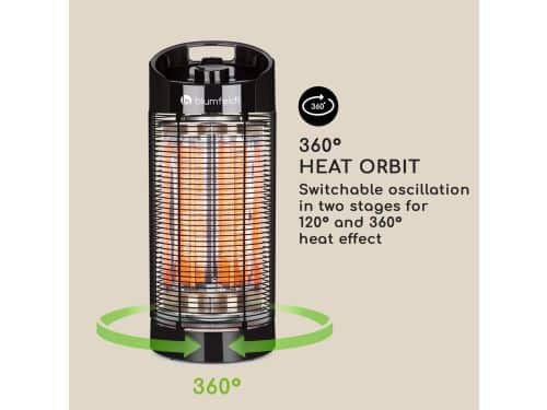 Infrarood Verwarming - Elektrische Standkachel met Oscillatiefunctie en ComfortHeat Technologie