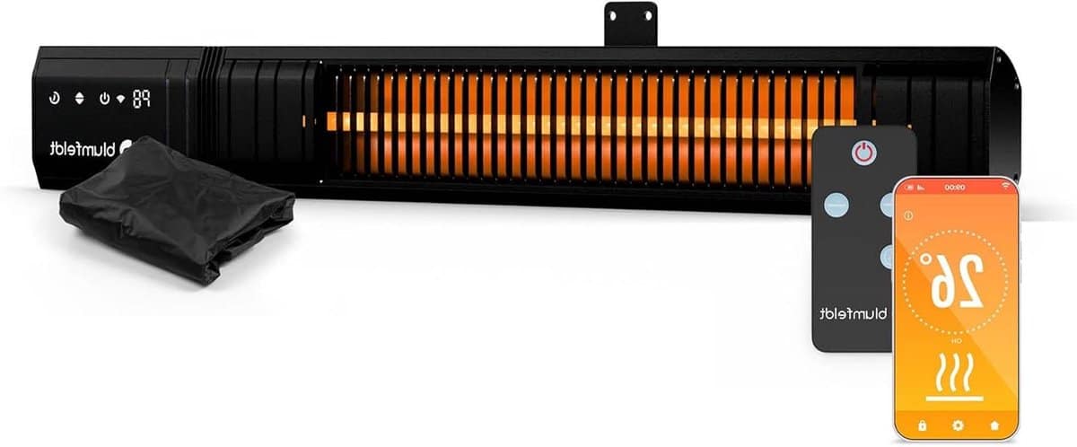 infraroodverwarming terrasverwarmer heater buitenruimte verwarmen wifi bediening