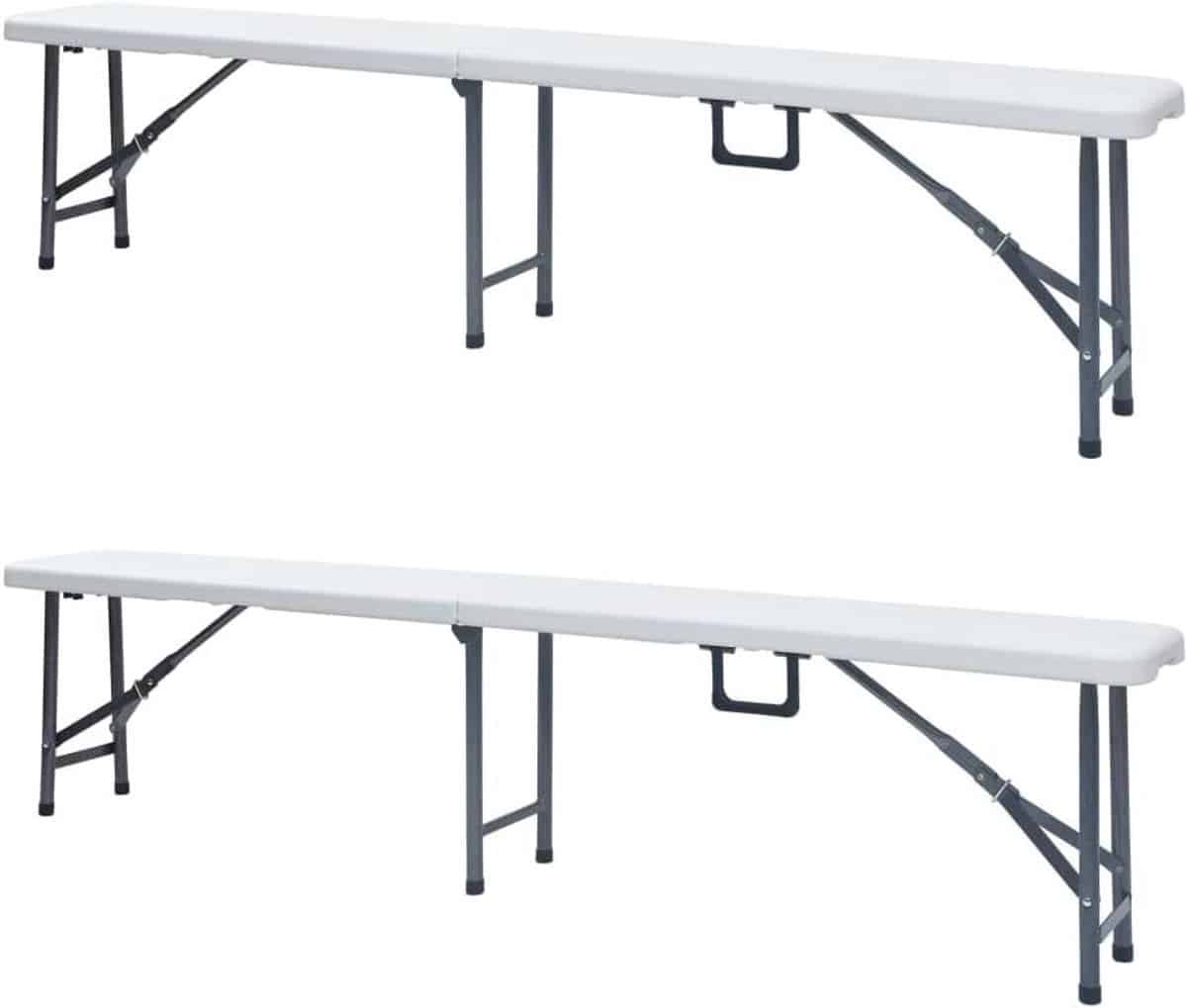 inklapbare tuinbanken picknickbanken outdoorbanken buiten zitten compact