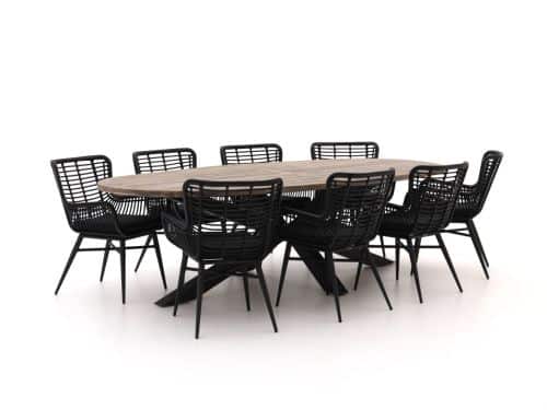 Intenso Asti/Rough-Y Ellips 280cm dining tuinset 9-delig - Laagste prijsgarantie!