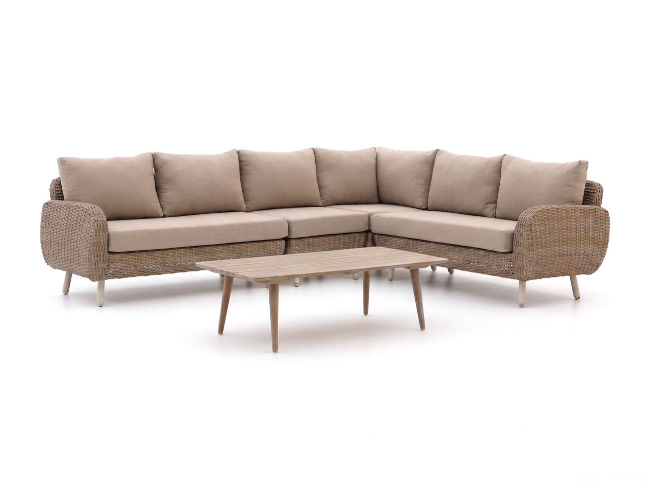 intenso suzzara/rough k lounge hoek loungeset 5 delig laagste prijsgarantie!