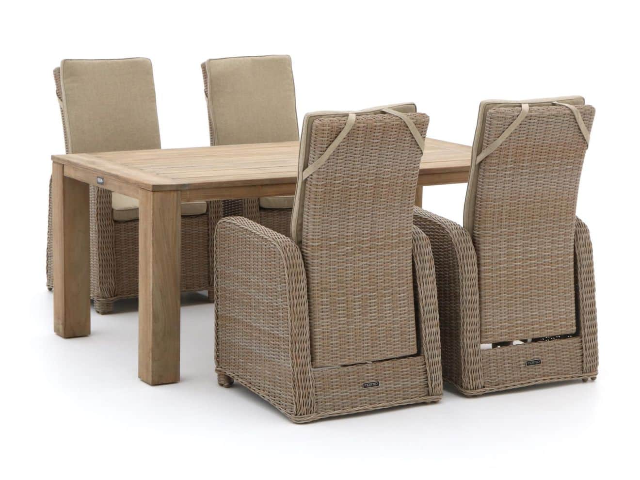 intenso umbria/rough x 180cm dining tuinset 5 delig verstelbaar laagste prijsgarantie!